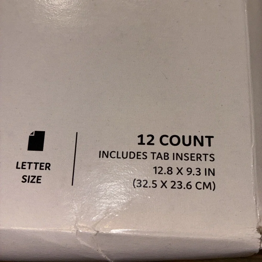 12ct Hanging File Folders - Cottage Core: Multi-Color Paperboard, 9.21